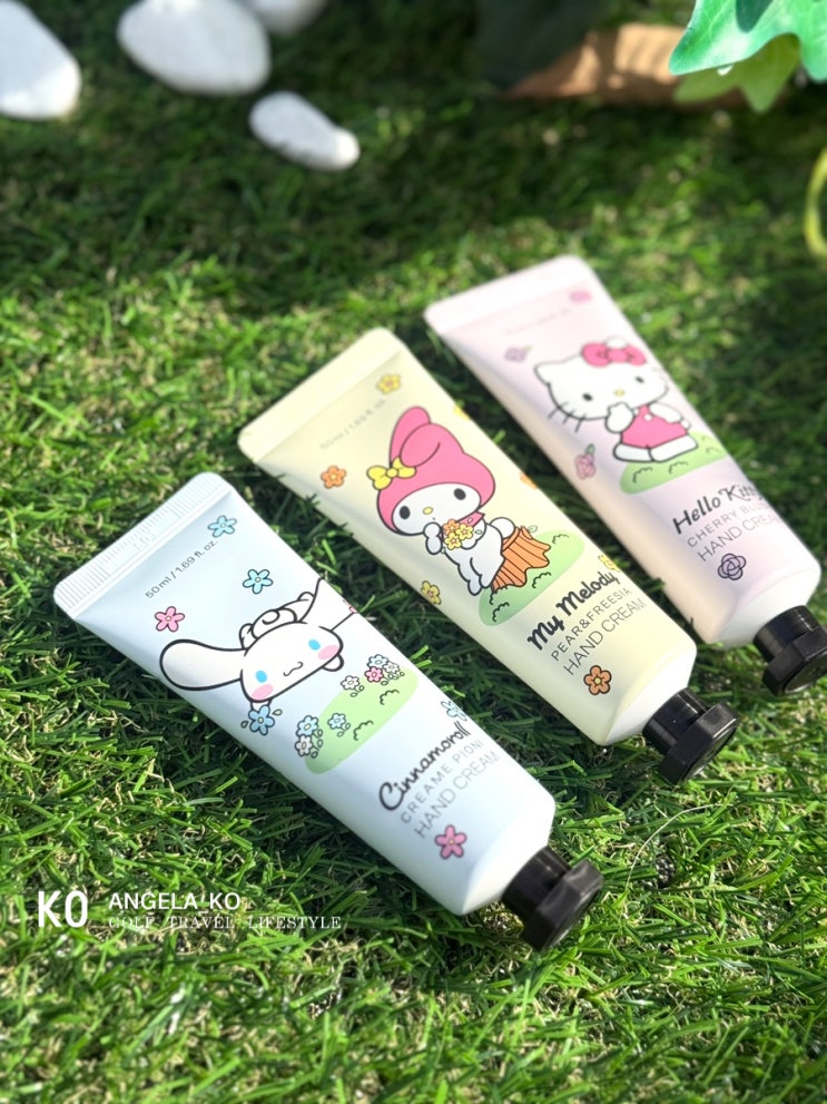  산리오 어린이 핸드크림 아텍스 산뜻한 향기와 촉촉하고 부드러운 보습력 퍼퓸 핸드로션 추천