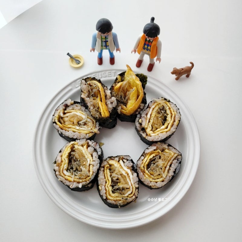 멸치볶음김밥 김신영 다이어트 도시락 만들기