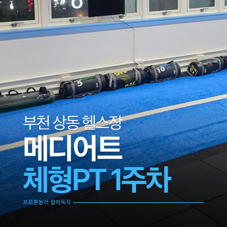  부천 상동 헬스 굽은등 맞춤PT 1주차 후기 물리치료사 메디어트