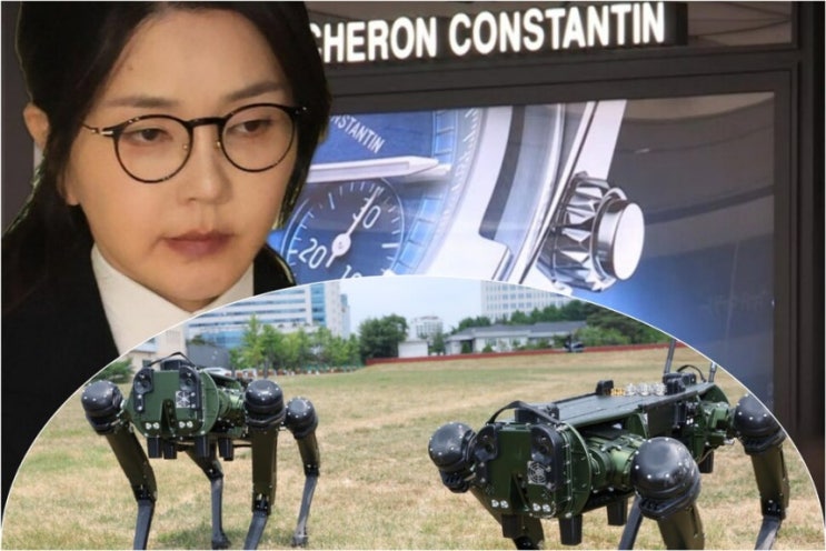 윤석열 당선 직후 경호처 '<b>로봇개</b>' 시연, 김건희 측근 <b>의혹</b>까지