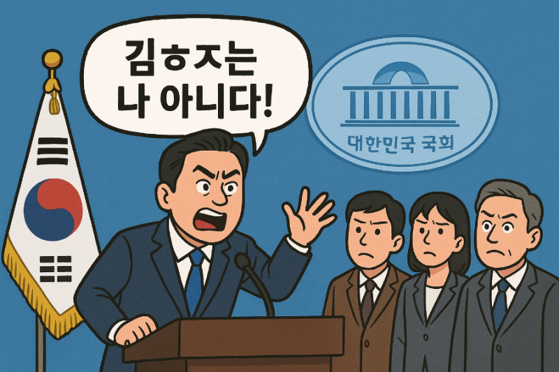 “‘김ㅎㅈ’ 초성 논란, 왜 김지호 대변인이 갑자기 나섰을까?”