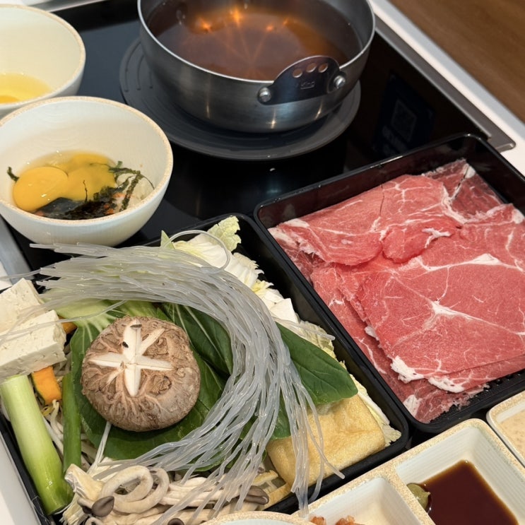 대구 동성로 샤브샤브 맛집 샤부집소소 스키야키 샤브 추천