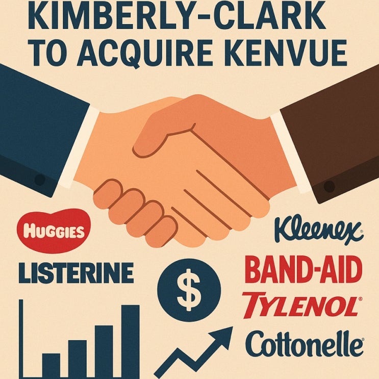 <b>킴벌리 클라크</b> Kimberly-Clark, <b>타이레놀</b> 제조사 켄뷰... 
