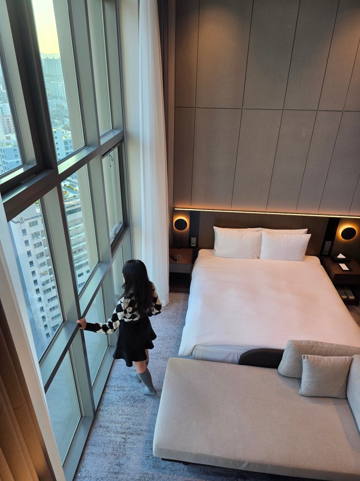  부산 가족여행 숙소 신축 부산 호캉스 추천 Hotel HLB 듀플렉스 패밀리