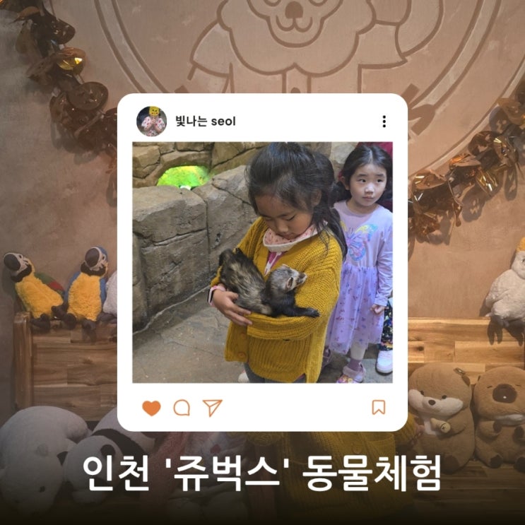   인천 실내 아이와함께 갈만한곳 – 쥬벅스 실내동물원에서 특별한 교감의 하루