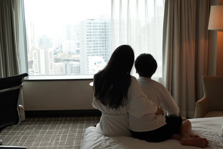  국내숙소추천 부산 롯데호텔 식당 라세느 뷔페 호캉스 놀만한곳