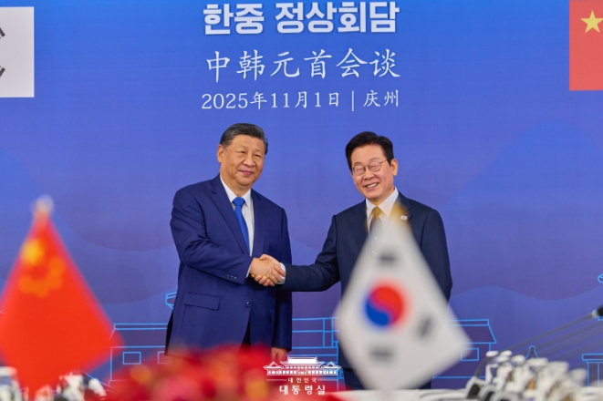 이재명 대통령, 시진핑 중국 국가주석과 취임 이후 첫 정상회담
