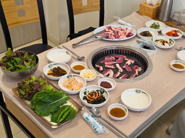  구미광평동 오리구이맛집 오리산성백년가게 족구장 단체회식