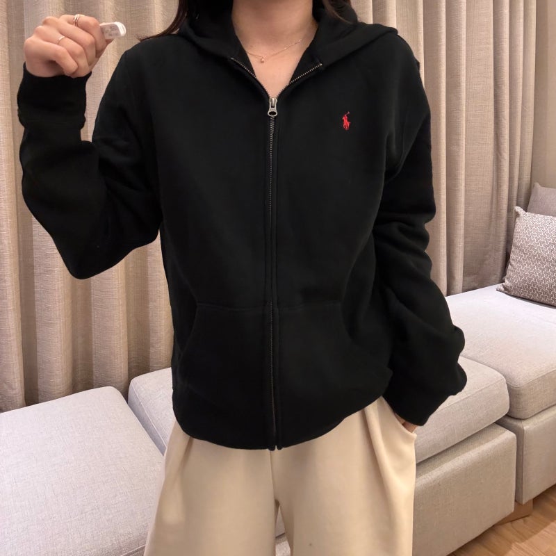 [짧은핫딜] "폴로랄프로렌 보이즈 후드집업"후기 ㅣ빠른 품절로 11월 한번만 구할 수 있는 XL ....