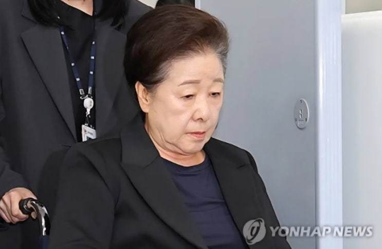 "심장 수술" <b>한학자</b>, 일시석방 <b>구속집행정지</b>