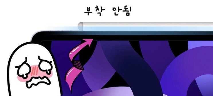 [Q&A] 아이패드 에어 M3, 실크펜슬(짭플펜슬) 안 붙고 충전도 안 되는 이유는?