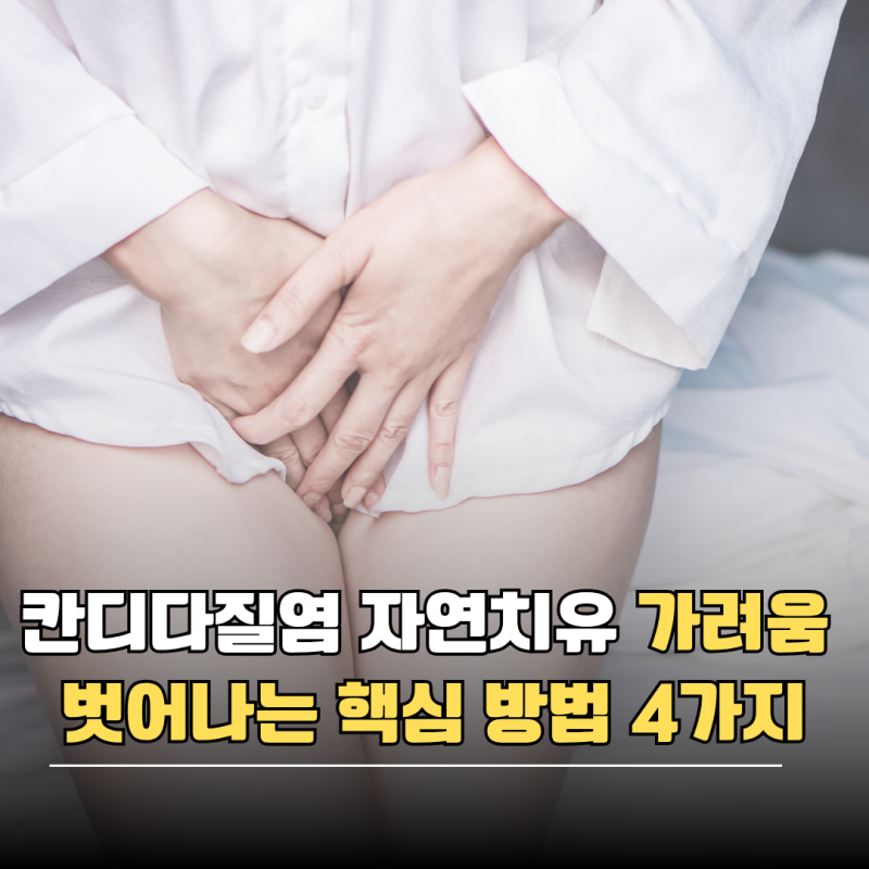 칸디다질염 자연치유 가려움 벗어나는 핵심 방법 4가지