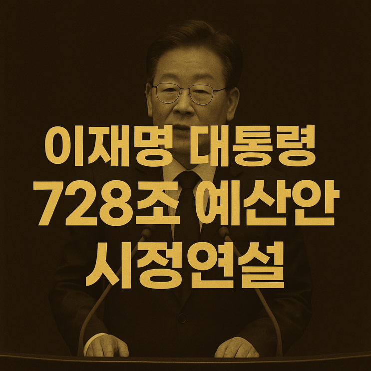 <b>이재명 대통령</b>, 728조원 ‘초슈퍼 예산안’ 통과 촉구 <b>시정연설</b>