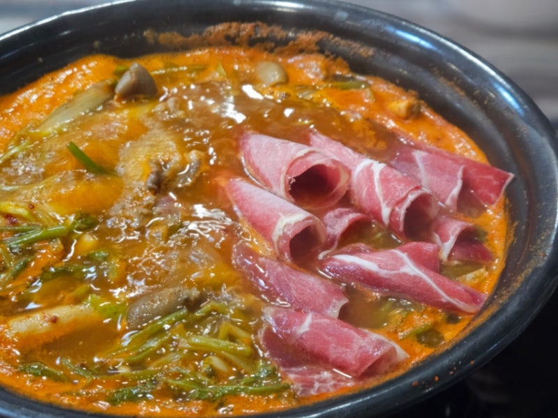 대구 침산동 추운날 땡기는 등촌 샤브 칼국수