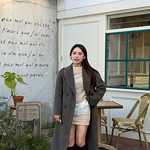 겨울롱코트 숲몰추천 비지트인뉴욕 더블코트 클래식의 정석