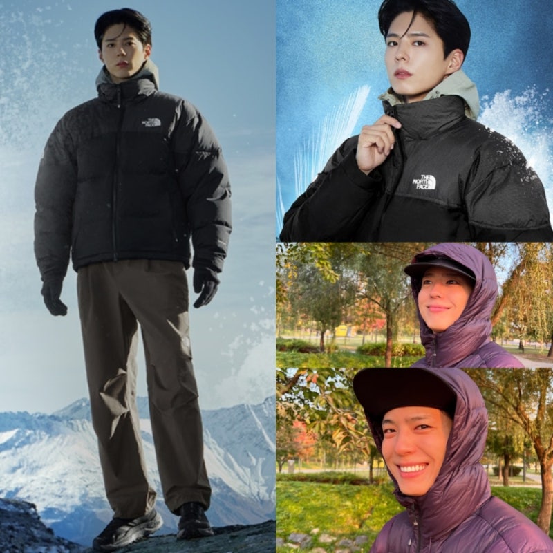 北臉朴寶劍羽絨外套 冬季騎行登山運動羽絨外套推薦 重製版羽絨