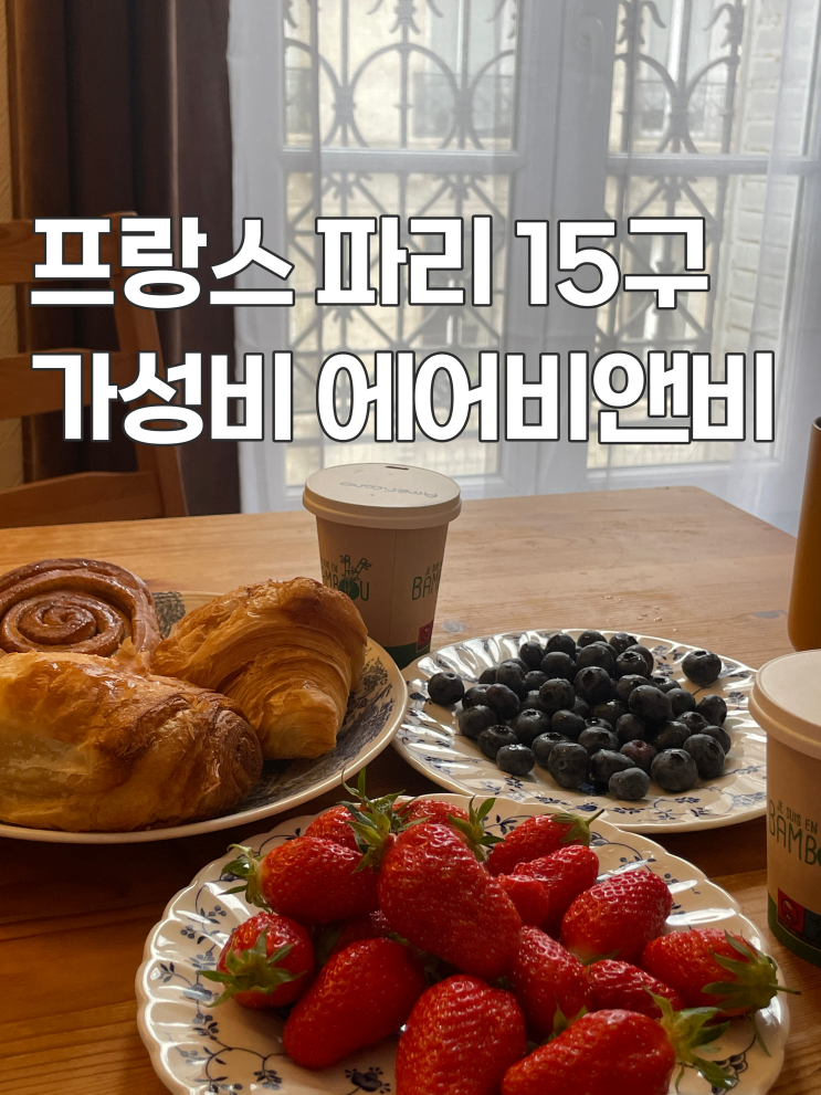  프랑스 파리 가성비 에어비앤비 15구 숙소 가격 4박 후기