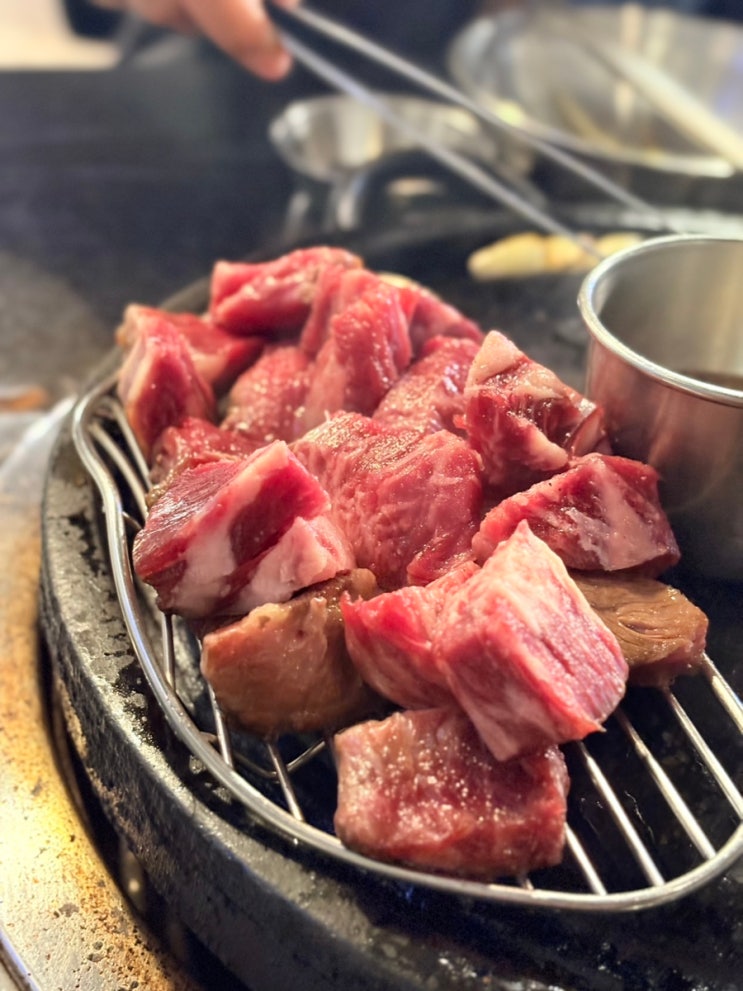  포항 영일대 고깃집 맛집 소고기 추천 깍뚝갈비