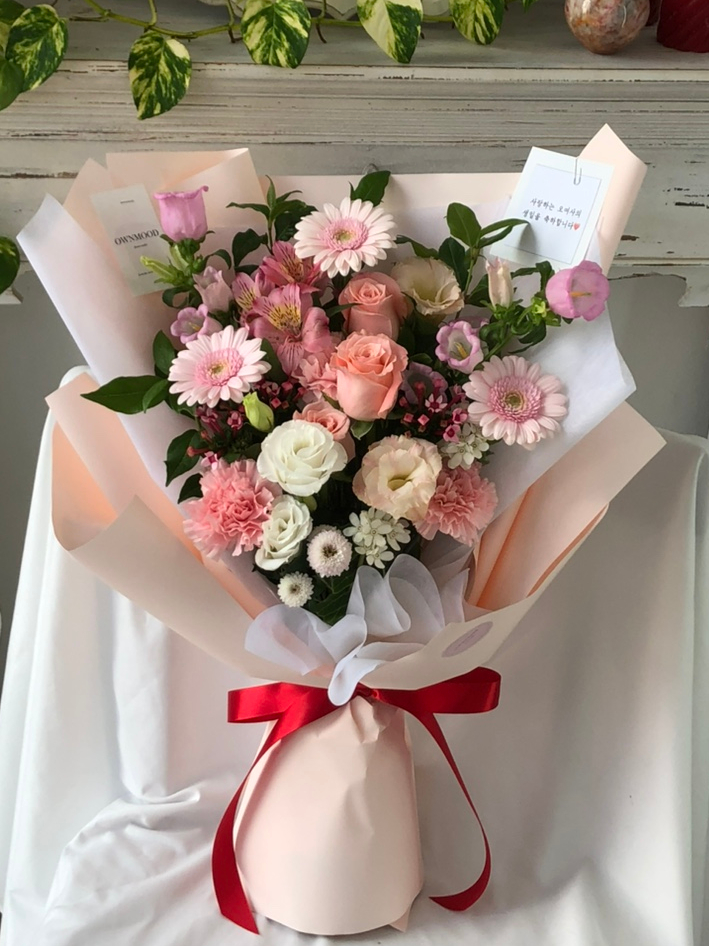  파장동꽃집 생신축하꽃다발 (수원생신꽃다발, 수원축하꽃다발, 온무드플라워스튜디오)