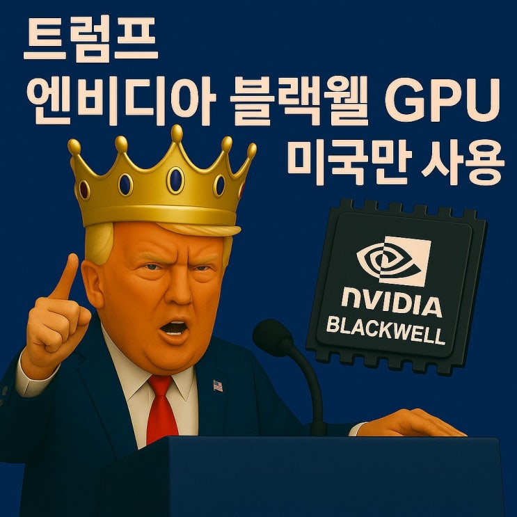  트럼프, 엔비디아 GPU는 미국만! SK 최태원 회장이 반발, 이유가 뭘까?