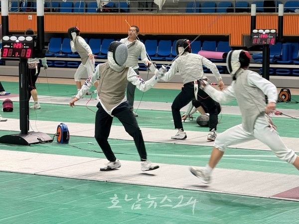 강진군, 제22회 한국중·고펜싱연맹 전국 펜싱 선수권 대회 개최