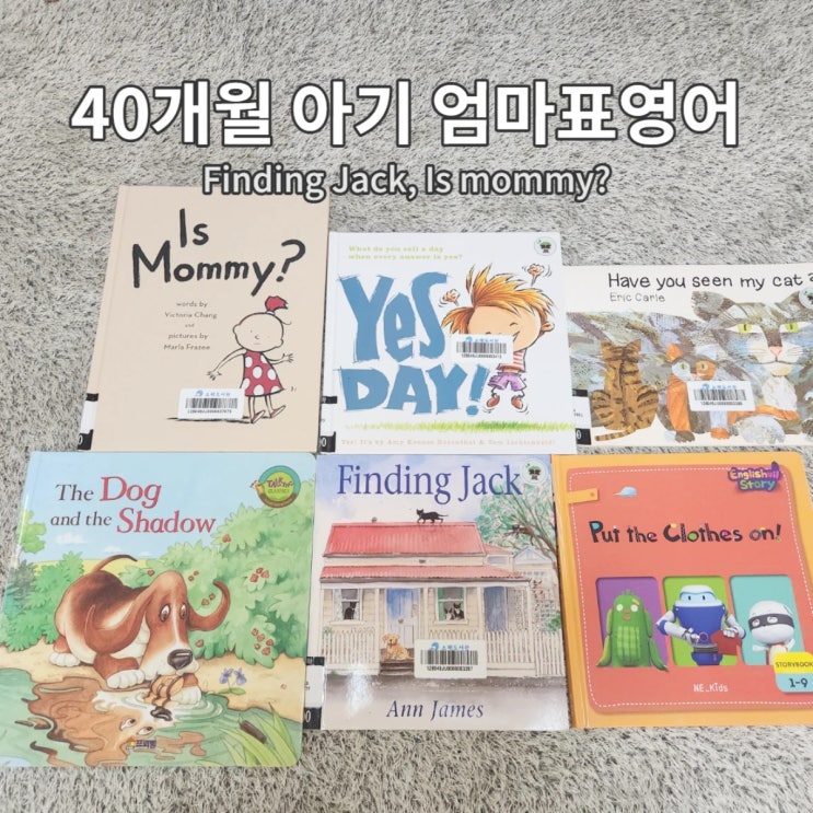  40개월 엄마표 영어 | 영어 동화책 단행본 Finding Jack, Is mommy?함께 읽은 후기