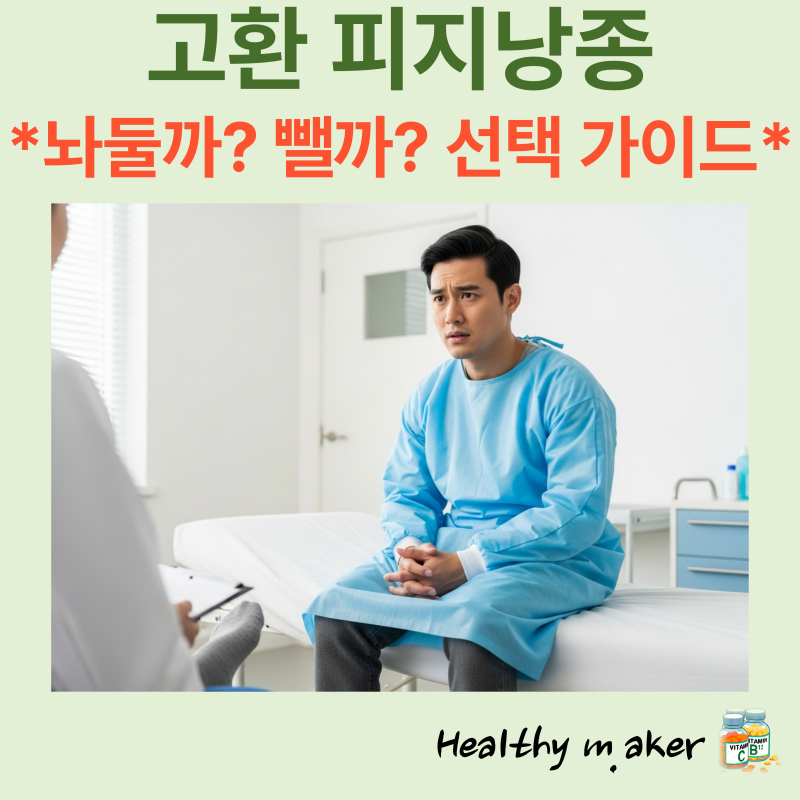 고환 피지낭종, 음낭피지낭 놔둘까? 뺄까? 후회없는 선택 가이드