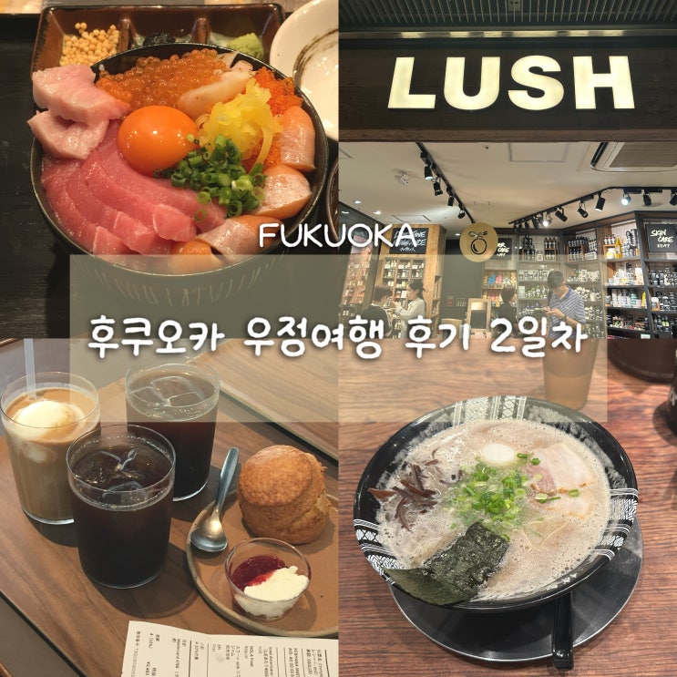  DAY2 후쿠오카 4박5일 우정여행, 텐진 쿠로다한/블루보틀/지하상가/잇소우 본점 방문기