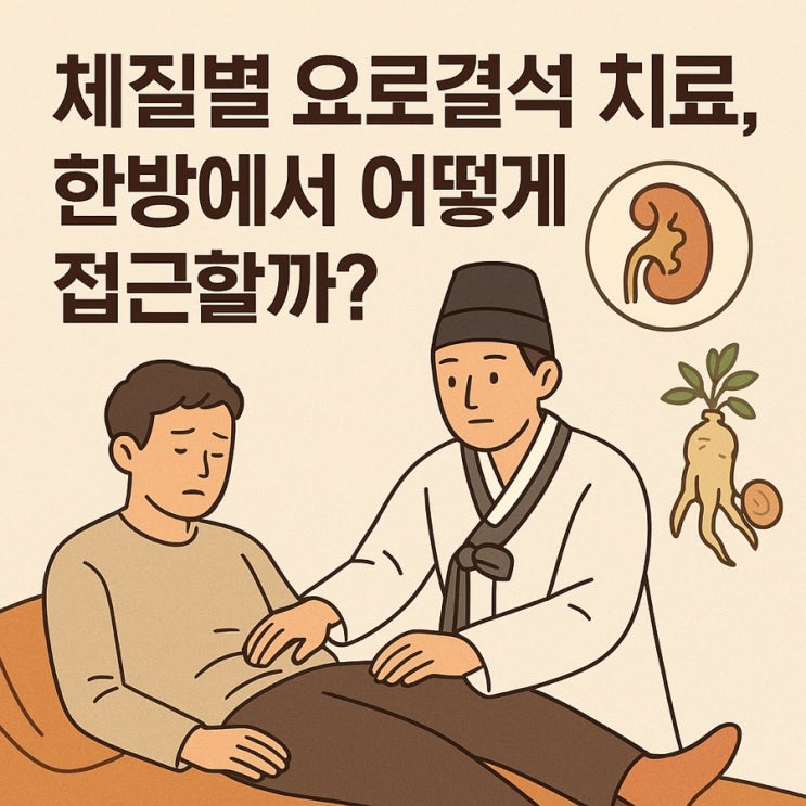  한방에서 보는 요로결석 – 체질별 접근법 ️