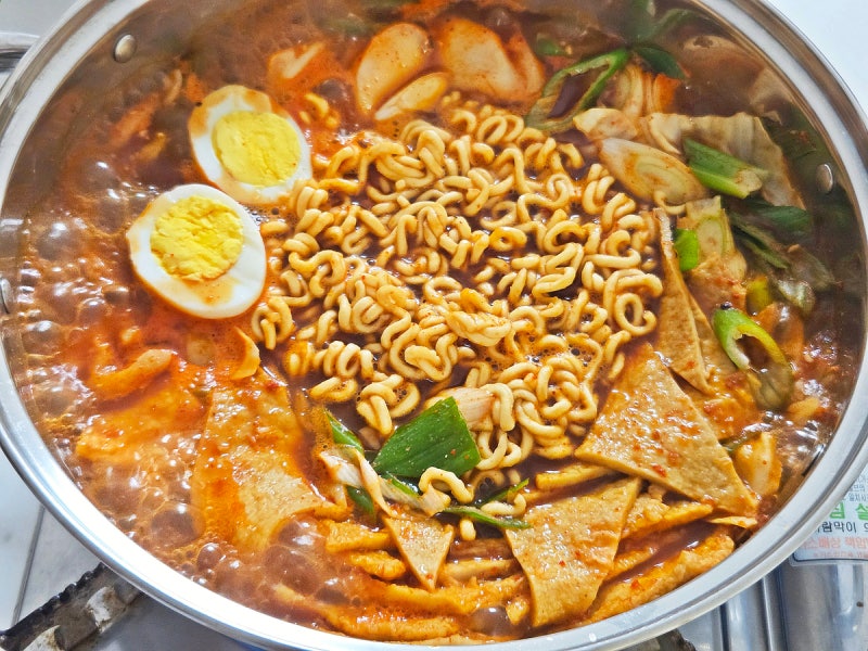 즉석 떡볶이 양념 레시피 2인분 류수영 짜장라면 간단한요리