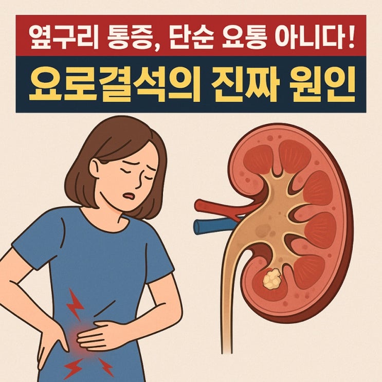  요로결석이란? 증상부터 원인까지 한눈에 정리