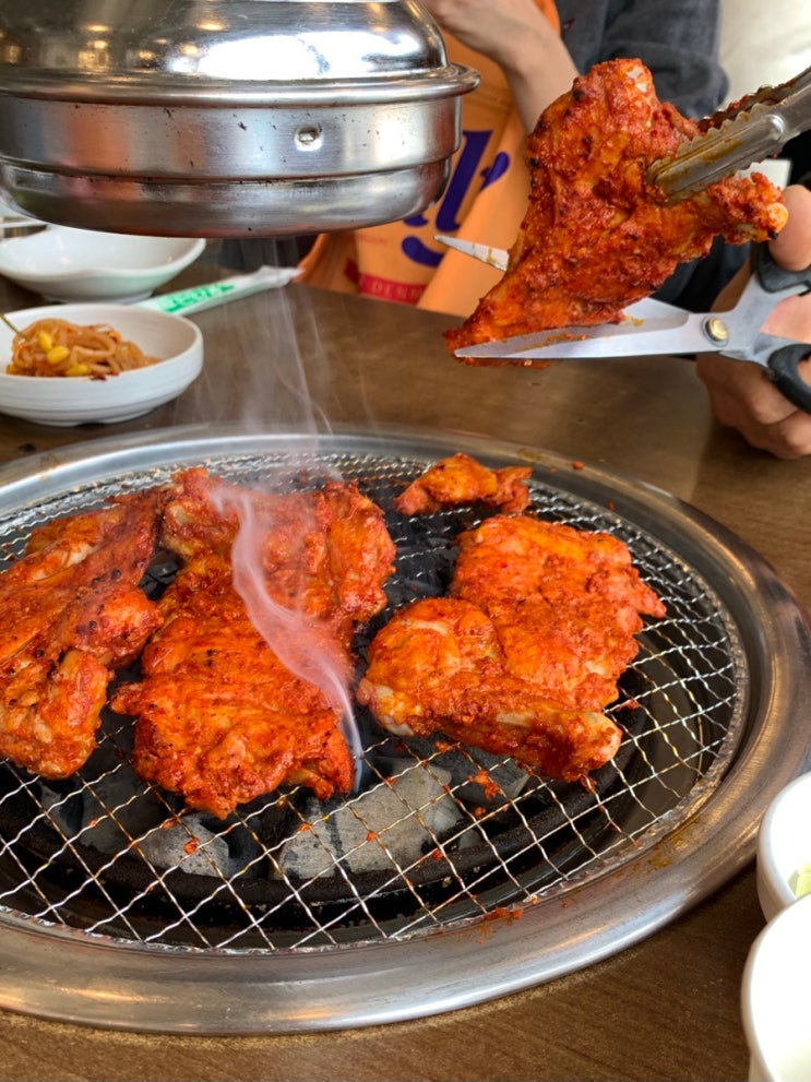  가평 남이섬 안반지 닭갈비 | 남이섬 닭갈비 맛집에서 즐긴 숯불닭갈비 후기