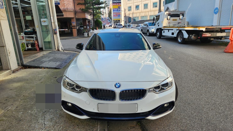  bmw 4시리즈 f33 순정 모니터 교체 카플레이 모니터 장착