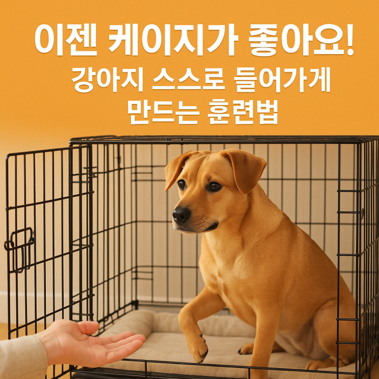   혼자서도 편안하게! 강아지 케이지 훈련 꿀팁 완전 정리