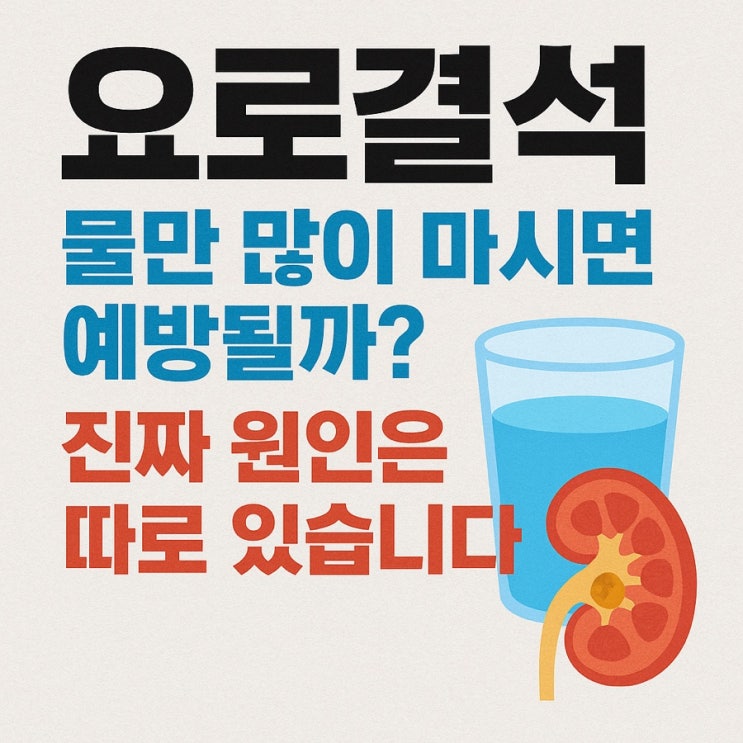   요로결석의 주된 원인 5가지 – 수분 부족이 전부가 아니다