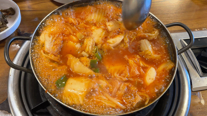  [분당/한식] 솜씨마을김치찌개_신김치에 국물 진한 김치찌개