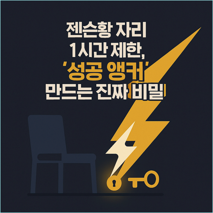  젠슨 황 치킨집 '그 자리', 1시간 제한 걸린 진짜 이유 (성공의 기운을 내 것으로 만드는 법)]