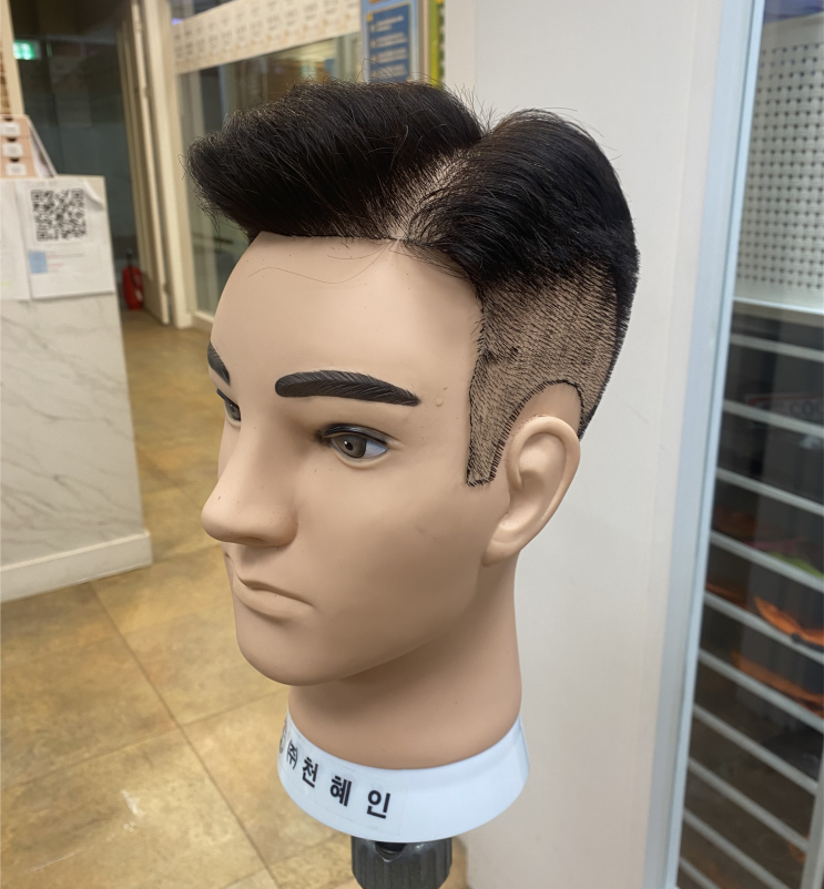 남성헤어 클래식 세미 포마드 스타일링