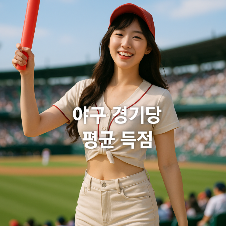  야구는 보통 몇점이 날까? (야구 경기당 평균 득점)