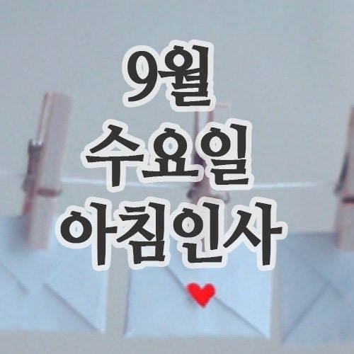  11월 아침인사 5일 수요일 인사말 이미지 문자