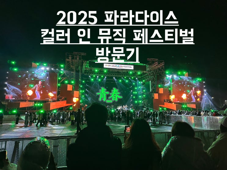  2025 파라다이스 컬러 인 뮤직 페스티벌 방문기!