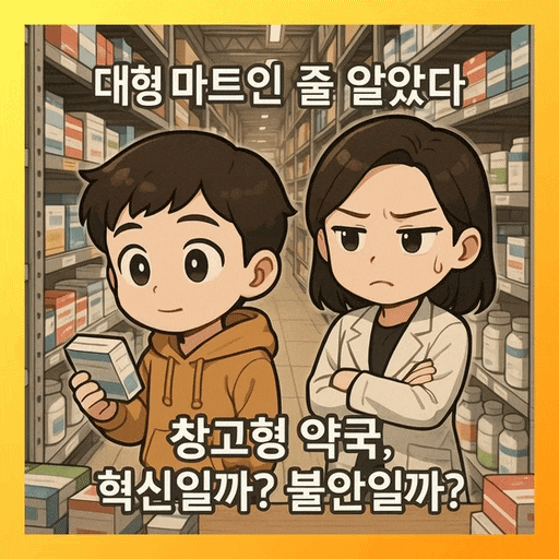  창고형 약국, 가격 혁신일까 전문성 훼손일까? 약사법 개정 논란까지 번졌다