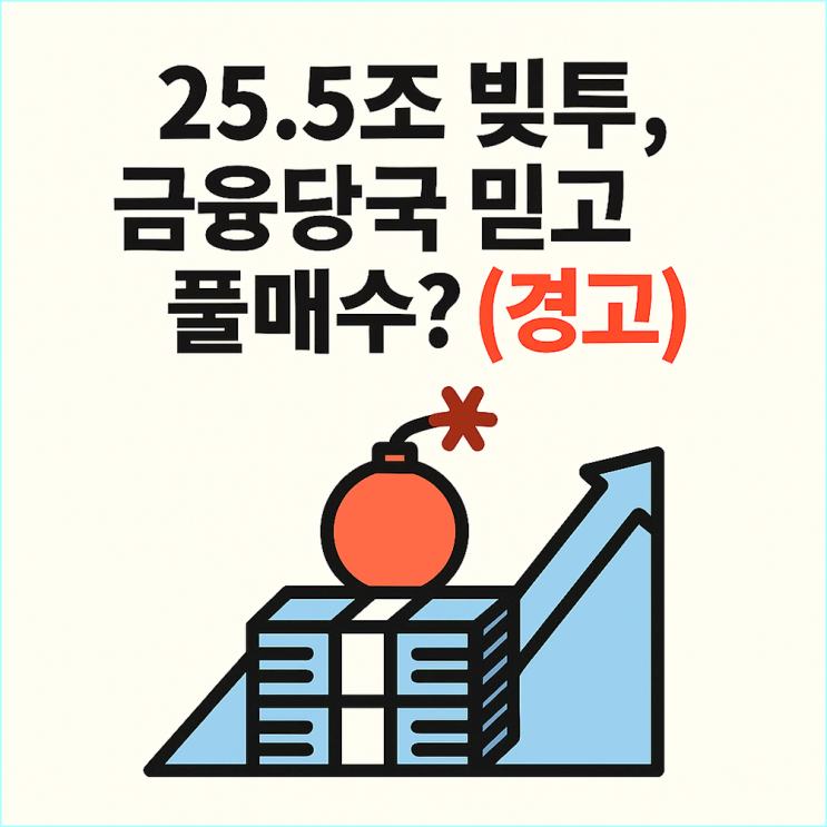  사상 최대 25.5조 빚투, "레버리지"라 괜찮다는 금융당국. 정말 믿어도 될까요?