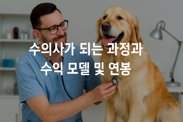  수의사가 되는 과정과 수익 모델 및 연봉