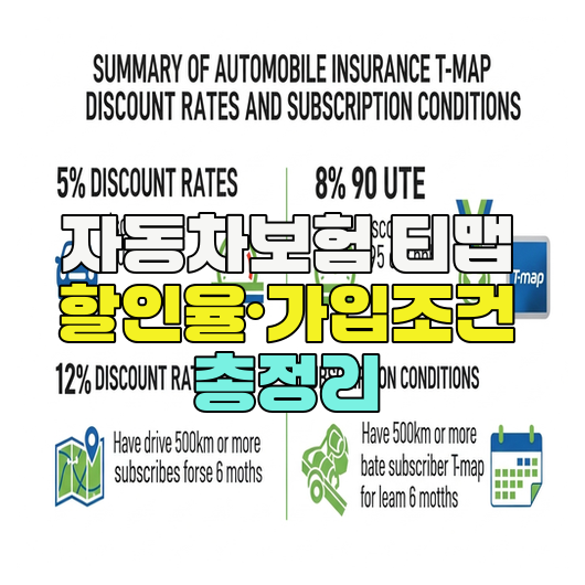  자동차보험 티맵 할인율·가입조건 총정리