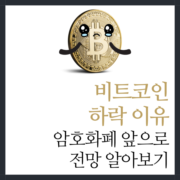 <b>비트코인 하락</b> 이유 암호화폐 이더리움 다시 상승 가능할까... 