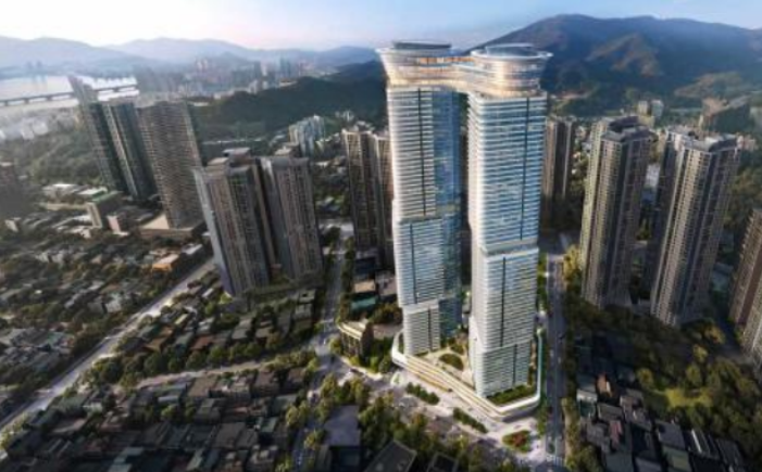  해운대 중동 1752번지, 70층 주택건설사업계획 승인 고시 - 해운대제일장로교회