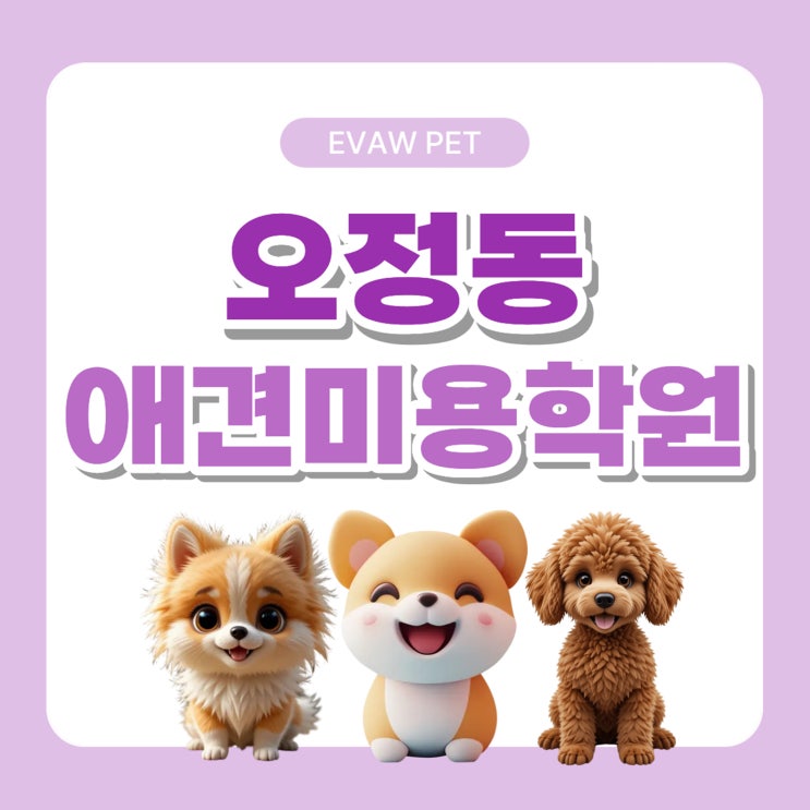  오정동애견미용학원, 실무 중심 교육으로 1인 창업까지 연결되는 전문 커리큘럼