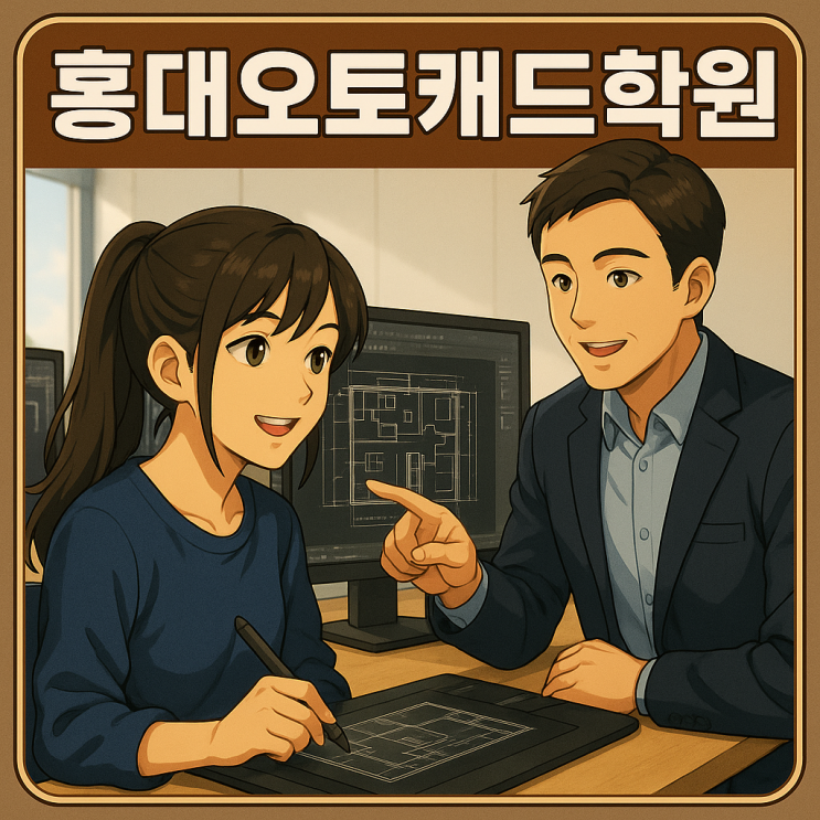  홍대오토캐드학원｜실무 설계부터 자격증까지, 확실하게 배우는 CAD 전문 교육