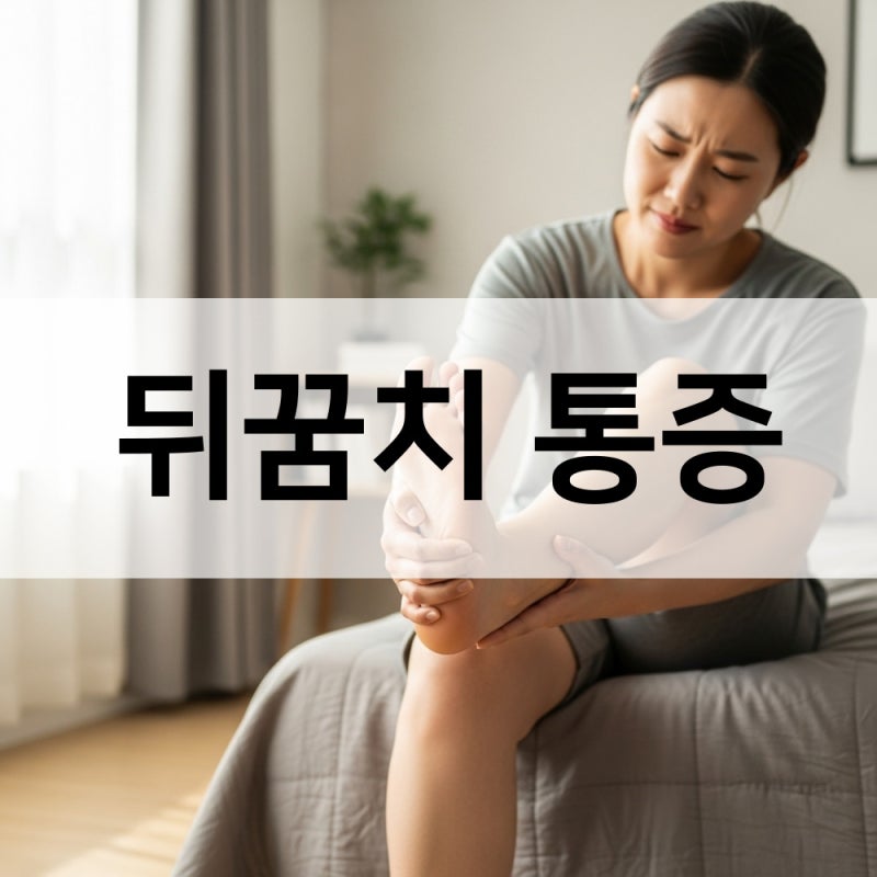 오른발 뒤꿈치 통증, 족저근막염일까?